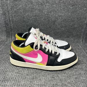 Jordan Athletic Shoes - Pink, Yellow, Black, White